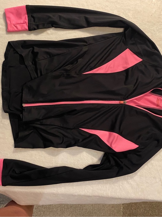 tek gear Tops - tek gear Black and Pink Women's Athletic Zip Jacket